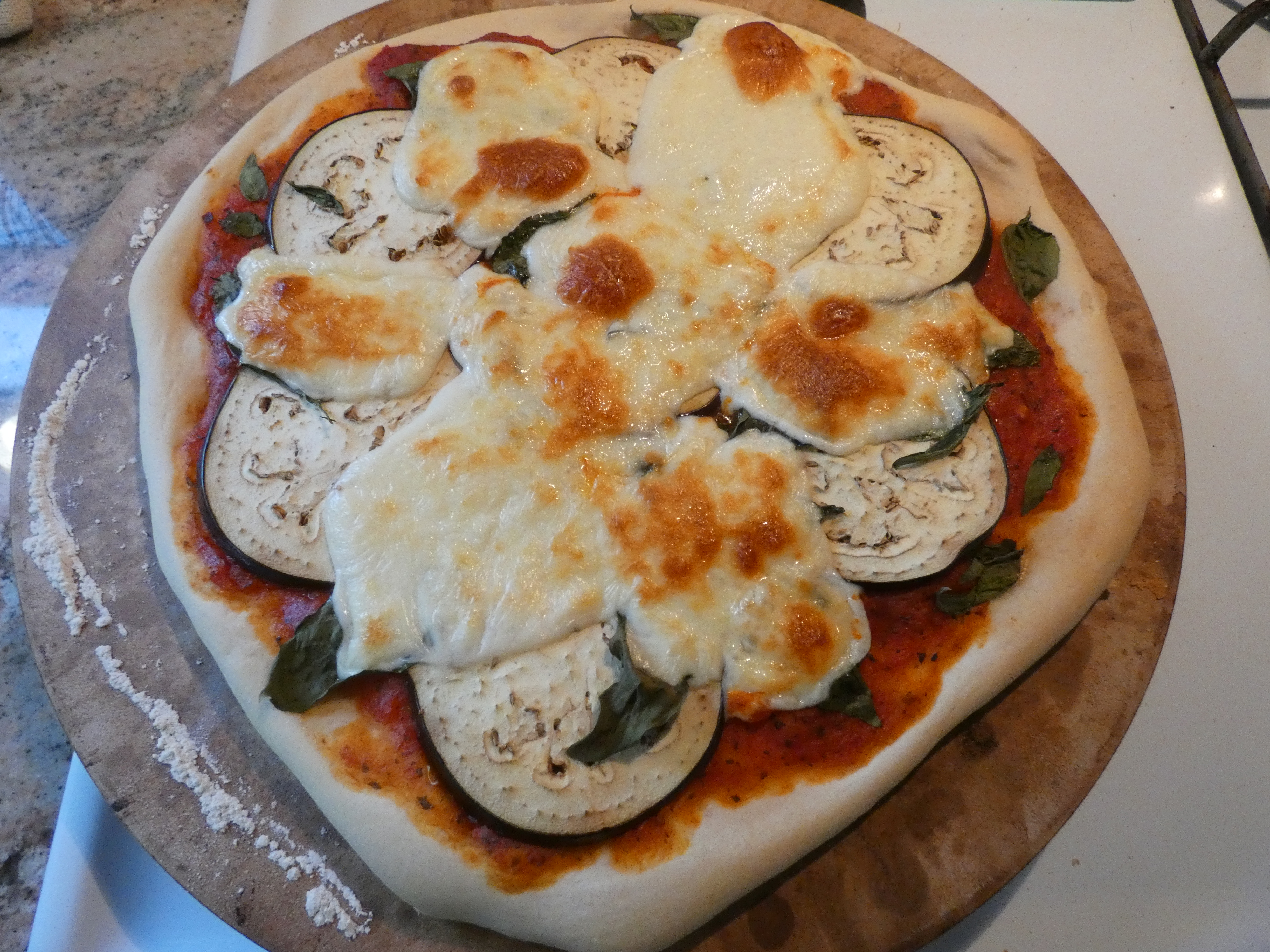 Eggplant Parmesan Pizza OlverIndulgence